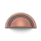 Puxador Shell 48mm Vecchio Cobre Zen Design