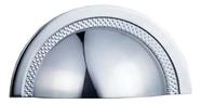 Puxador Shell 64mm Cromado Zen Design Cor Cromado