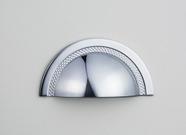 Puxador Shell 64mm Cromado Zen Design