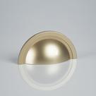Puxador shell 64mm dourado zp4318.955. Puxador shell 64mm dourado zp4318.955.