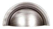 Puxador Shell 64mm Níquel Escovado Zen Design