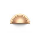 Puxador Shell Dourado Matte Zen Puxador Shell Dourado Matte Zen