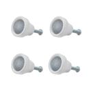 Puxador simples box banheiro acrilico abrigo pia branco kit 4 un pc