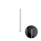 Puxador Slim de 48cm Em Cromo Acetinado Para Porta de Vidro Rometal