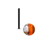 Puxador Slim de 48cm Em Preto Para Porta de Vidro Rometal