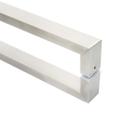 Puxador Square Aço Inox 1 Metro Portas Madeira/vidro