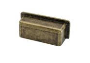 Puxador Torralba Eden Ouro Velho Tamboreado 96mm - Torralba