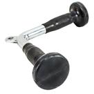 Puxador V Triceps Cromado Borracha Academia Profissional Ahead Sports