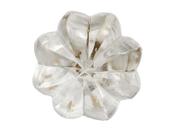 Puxador Vidro Transparente Flor
