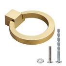 Puxadores de Anel para Armário WEAVERBIRD em Liga de Zinco Dourado 40 mm, 2 Unidades
