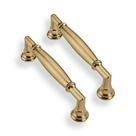Puxadores para Armário CABDM 96 mm Latão Escovado Satinado, 2 Peças Puxadores para Armário CABDM 96 mm Latão Escovado Satinado, 2 Peças