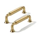 Puxadores para armário CABDM, kit com 2, entre-eixos de 8,9 cm, bronze Puxadores para armário CABDM, kit com 2, entre-eixos de 8,9 cm, bronze