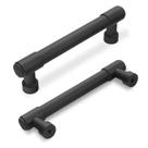 Puxadores para Armário de Cozinha BUKOBYHE, Kit com 2, Preto Fosco, 96 mm