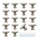 Puxadores para armário JOY DECOR 30 mm níquel escovado, pacote com 30 Puxadores para armário JOY DECOR 30 mm níquel escovado, pacote com 30