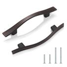 Puxadores para armário Knobonly, kit com 5 unidades, 7,6 cm, bronze envelhecido Puxadores para armário Knobonly, kit com 5 unidades, 7,6 cm, bronze envelhecido