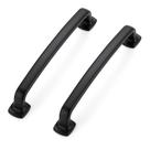Puxadores para armário Ravinte Decor, kit com 3, preto, liga de zinco, 13 cm