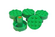 Puxadores para Gaveta Brick Innovations Build-On Verde, ABS, Jogo com 5