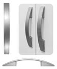 Puxadores Roma 64 mm Cromado (2 Peças) Para Gavetas e Armários, Parafusos Inclusos na Embalagem! Puxadores Roma 64 mm Cromado (2 Peças) Para Gavetas e Armários, Parafusos Inclusos na Embalagem!