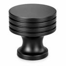 Puxadores trust4care 1,2" Preto Fosco em Zinco - Kit com 4 Puxadores trust4care 1,2" Preto Fosco em Zinco - Kit com 4