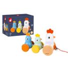 Puxar e Passear Galinha e Pintinhos - Janod Puxar e Passear Galinha e Pintinhos - Janod