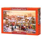 Puzzle 1000 peças Cidade na Neve - Castorland Importado 1048022 Puzzle 1000 peças Cidade na Neve - Castorland Importado 1048022