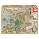 Puzzle 1000 Peças Mapa da Europa - Educa 19624