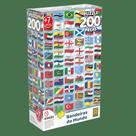 Puzzle 200 pecas Bandeiras do Mundo - 04034 GROW