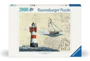 Puzzle 2000 Peças Mapa do Farol Ravensburger 12000804