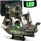 Puzzle 3D CubicFun LED Flying Dutchman 360 peças para adultos
