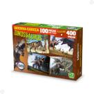 Puzzle 4 Quebra-Cabeças Dinossauros 400 Peças 12150 - Toia Brinquedos Puzzle 4 Quebra-Cabeças Dinossauros 400 Peças 12150 - Toia Brinquedos
