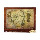 Puzzle AQUARIUS The Hobbit Map 1000 peças 51 x 71 cm