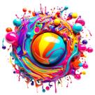 Puzzle Bgraamiens Paint Splashes 1000 peças para adultos