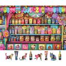 Puzzle Blueforest Candy Shop 500 peças para adultos 23x15cm