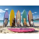 Puzzle Blueforest Surfing Dogs Party 1000 peças para adultos