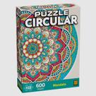 Puzzle Circular Mandala 600 peças - Grow Puzzle Circular Mandala 600 peças - Grow