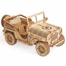 Puzzle de madeira i-Chony Wood Crafts Mechanical Off-Road Vehicle
