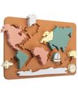 Puzzle de mapa mundial de silicone Mr. Pen para crianças de 3 anos ou mais
