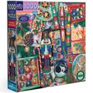 Puzzle eBoo Piece & Love Christmas Decorations 23" quadrados