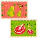 Puzzle Fruit Series Self Assembly DIY em forma de faixa