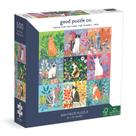 Puzzle Good Puzzle Co. Gatos e flores 500 peças