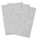 Puzzle INOVART Puzzle-It, 9 peças em branco, 4x5,5 cm, pacote com 12