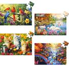 Puzzle Maiqufa 36 peças para idosos com demência x4 com bolsas