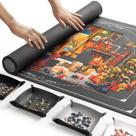 Puzzle Mat ropoda 1500 peças 46 x 26 cm com bandejas de classificação