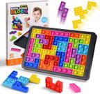 Puzzle Pop Push it Bubble Fidget Sensory Toy, 27PCS Silicone Jigsaw Puzzles, Fidget Puzzle Toys, Sensory Fidget Toys para ansiedade e alívio do estresse para crianças Adultos para autismo...