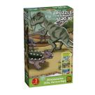 Puzzle Progressivo 12 20 30 peças Dinossauros Céu Terra Mar