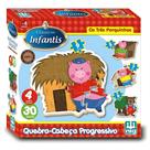 Puzzle Progressivo - Os Três Porquinhos - Nig Brinquedos