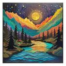 Puzzle Puzzling Magic Starry Night 1000 peças para adultos Puzzle Puzzling Magic Starry Night 1000 peças para adultos