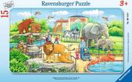 Puzzle Ravensburger Viaje al Zoológico 15 Piezas para Mayores de 3 Años