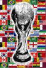Puzzle Taça Copa do Mundo Colorida de 120 peças