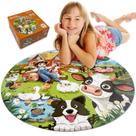 Puzzle TALGIC Farm 70 peças para crianças de 3 a 10 anos com animais Puzzle TALGIC Farm 70 peças para crianças de 3 a 10 anos com animais